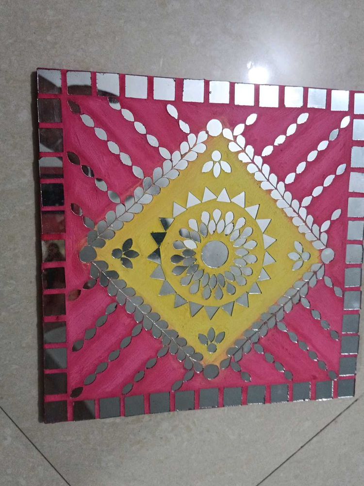 Handmade Mirror Mosaic Wall Art
