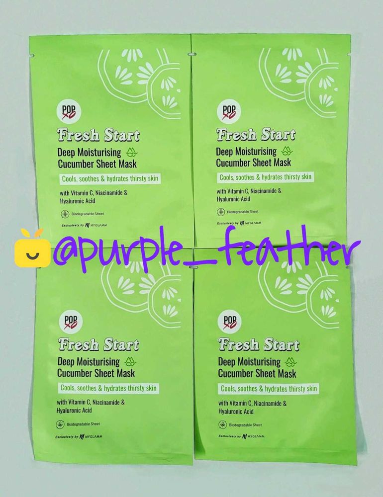(Pack of 4) POPxo Sheet Masks