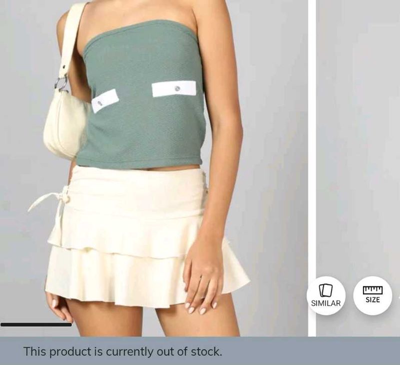 New With Tag - Cute Green Tube Top