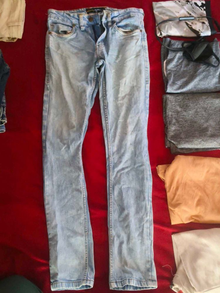 Light Wash Denim Jeans