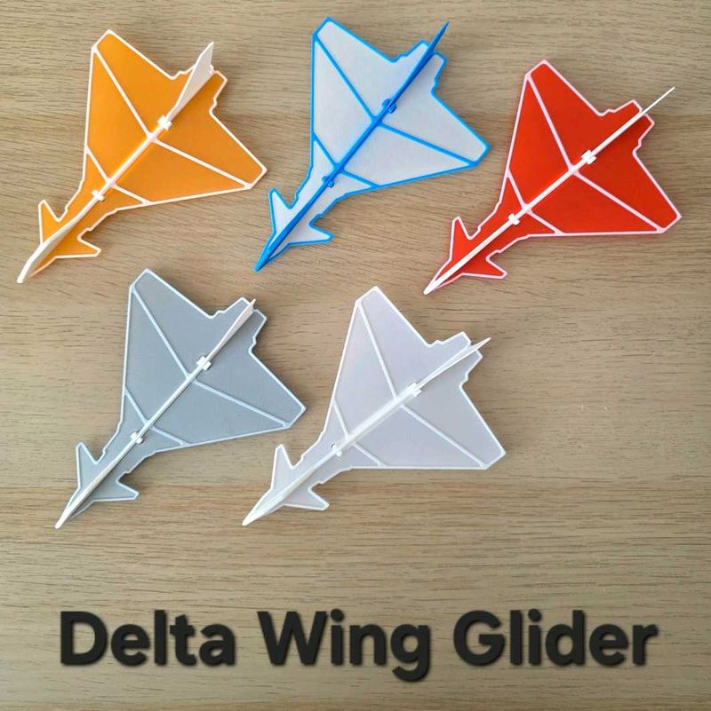 Glider 3d Printed Lightweight Amazing Fly