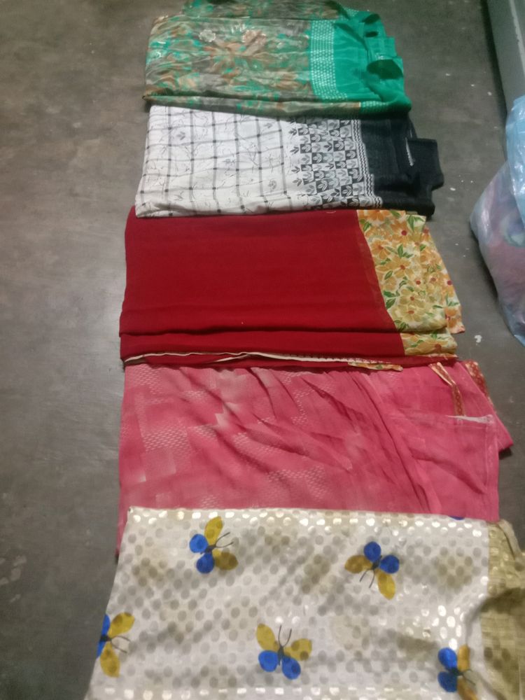 Combo Of 5 Sarees