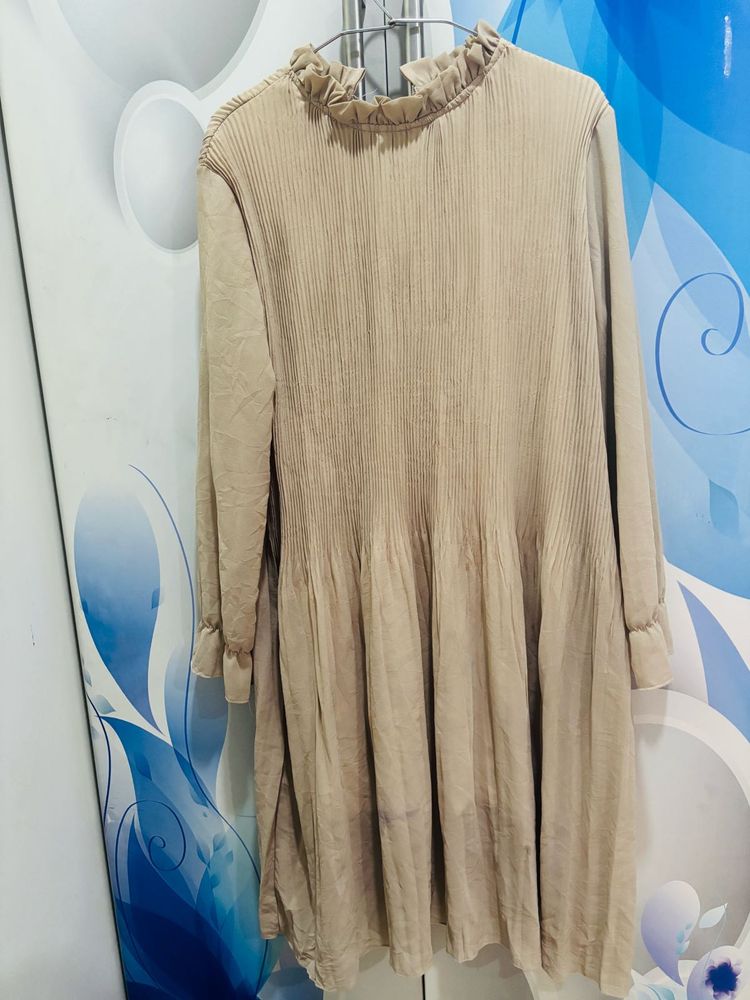 Pleated Tunic Dress