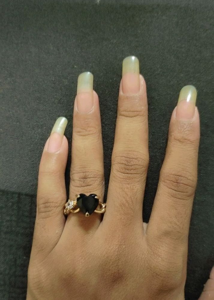 Black Heart Ring