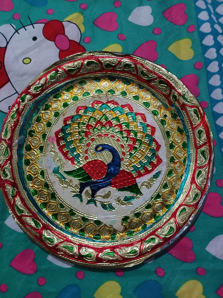 Aarti Plate/Mandir Plate.