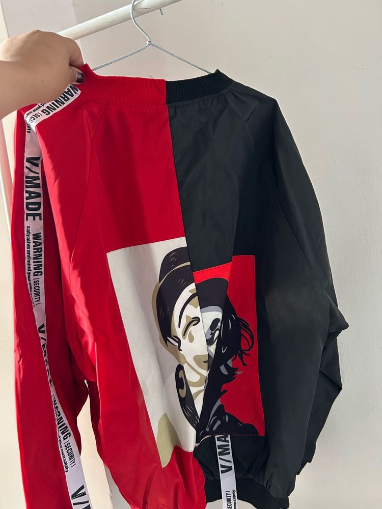 Cool Graphic Print Jacket