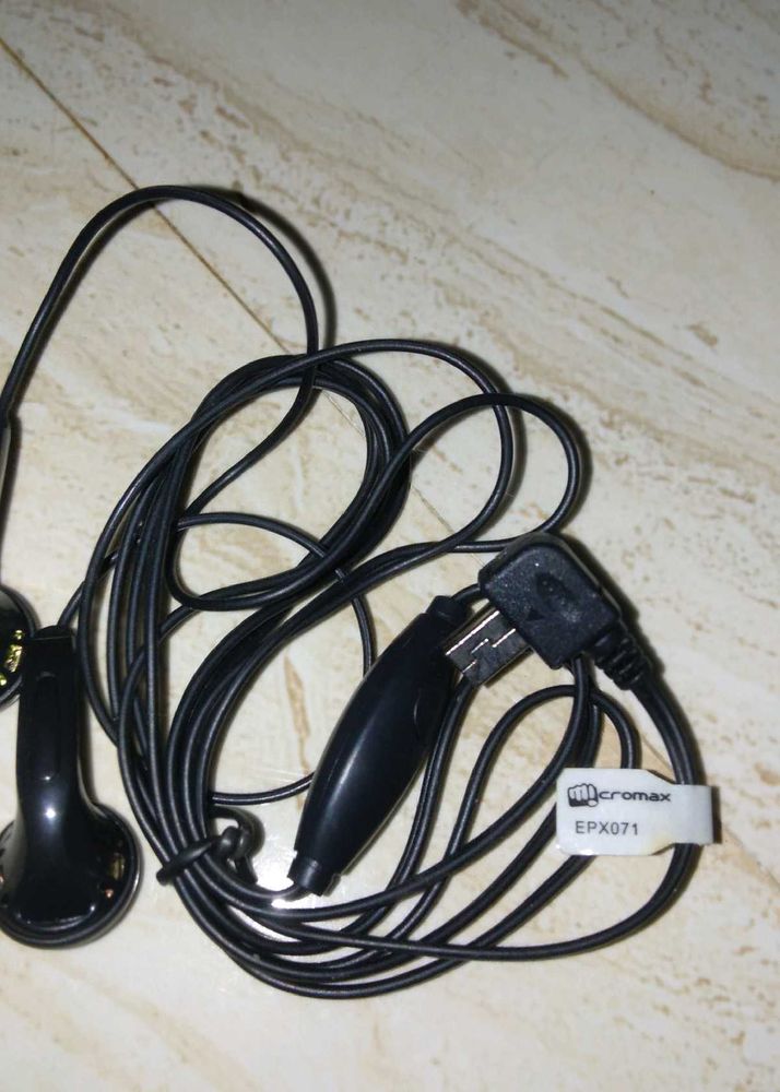 New Micromax earphones