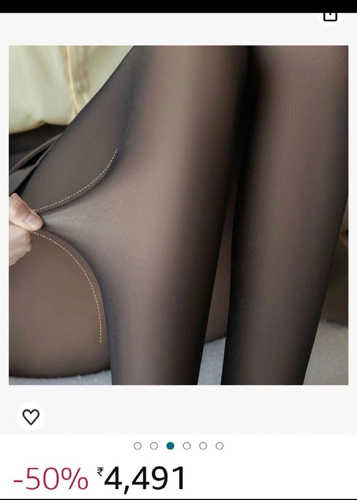Seamless Sheer fur Stockings Tights