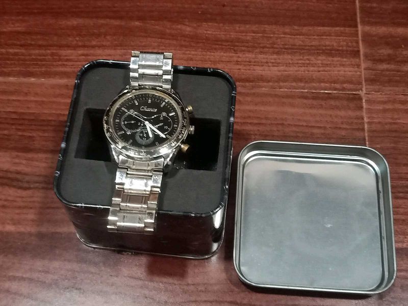 Chance Watch with Metal Band