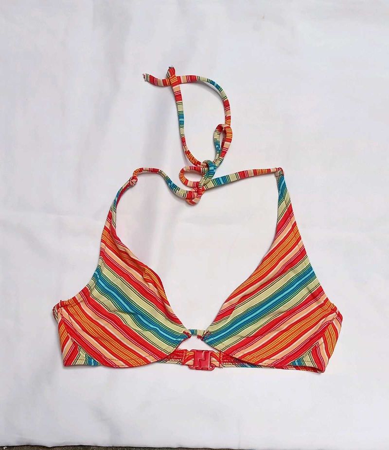 Striped Bikini Top