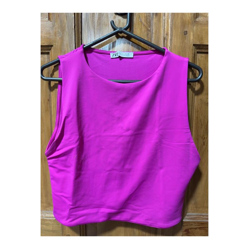 Zara Basic Cropped Tank Top