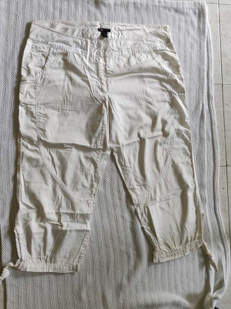H&amp;M WHITE TROUSER