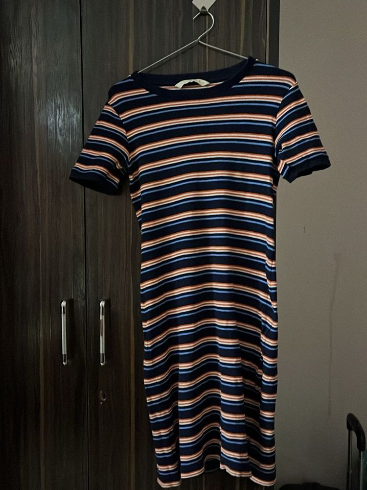 Striped T-Shirt Dress