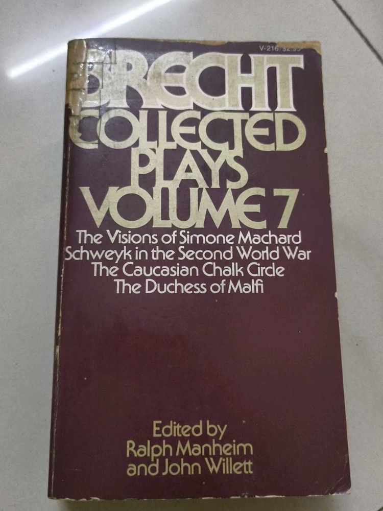 Brecht Collected Plays Vol. 7