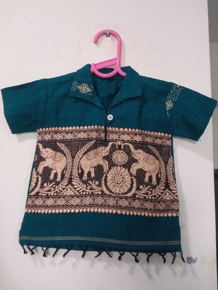 Elephant Print Top