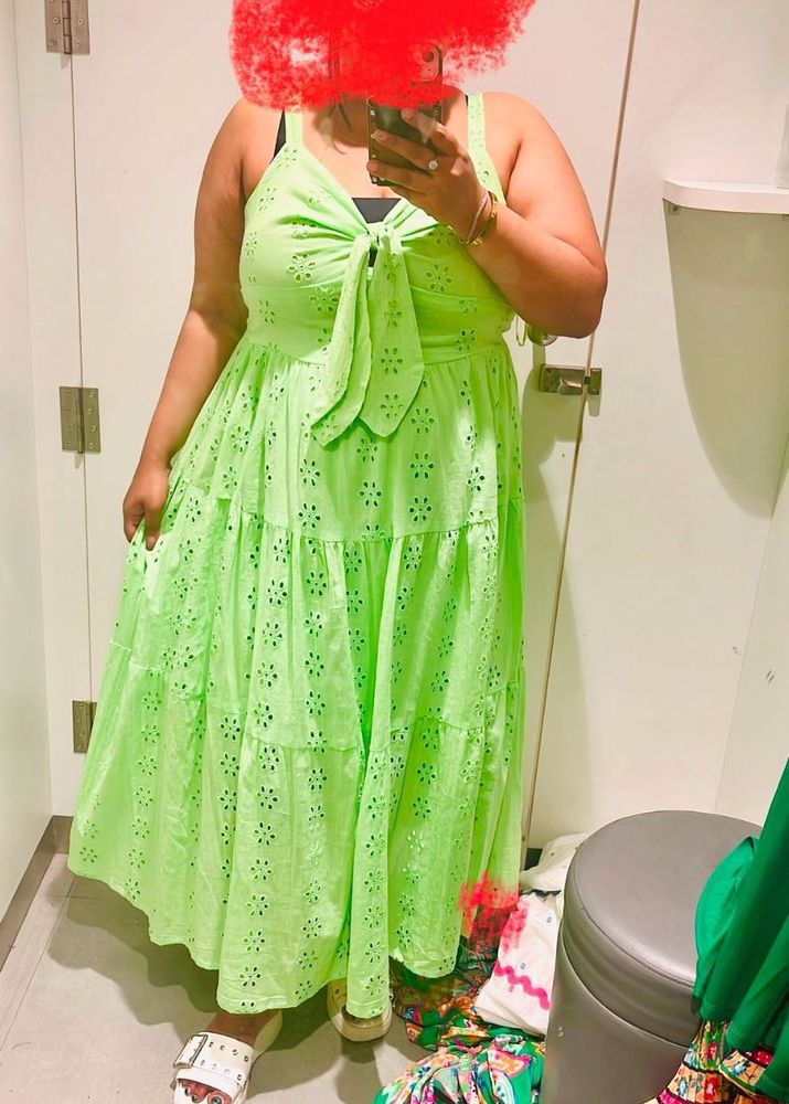 Cut Out Shiffli Zudio dress