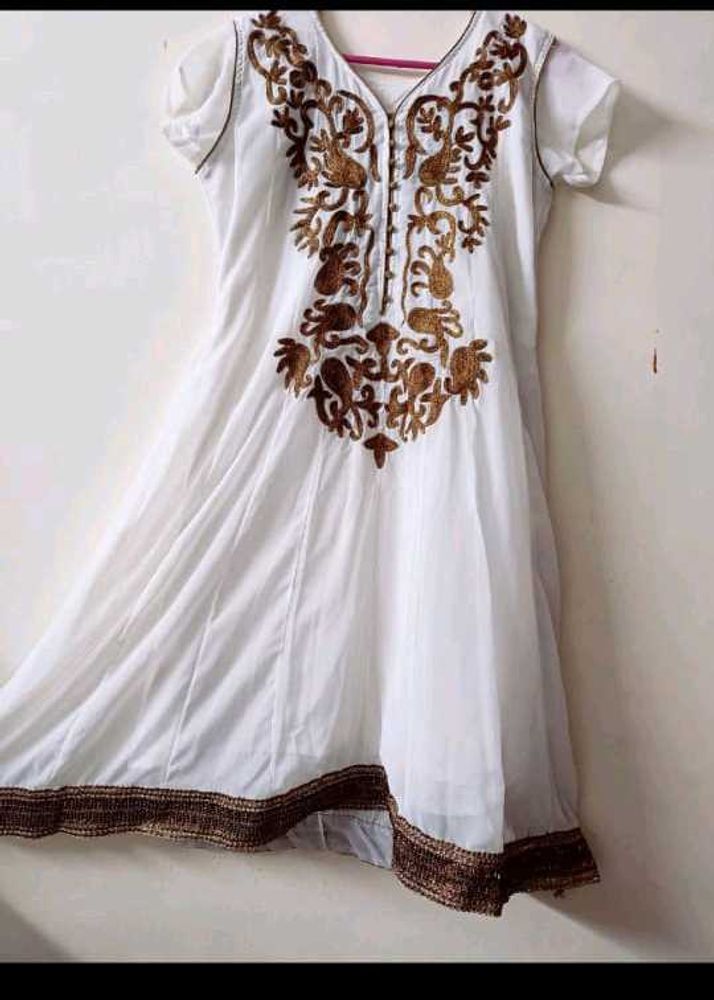 Chiffon Anarkali Kurta Size: 38inc