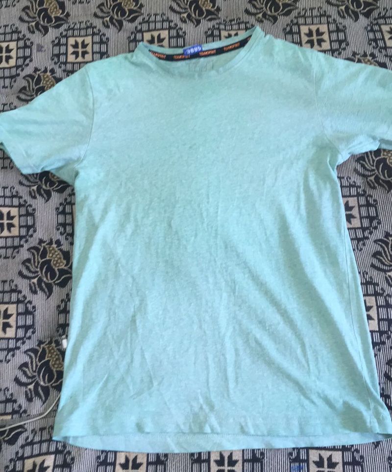 Light Blue Men&#39;s T-Shirt