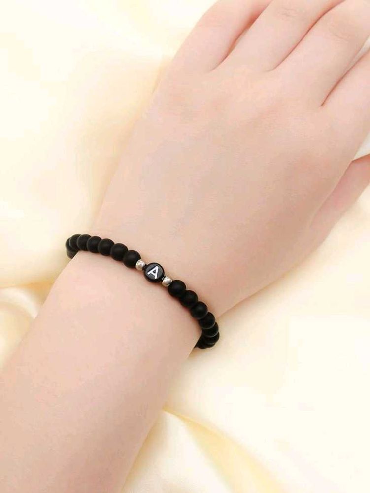 Beaded Initial Bracelet