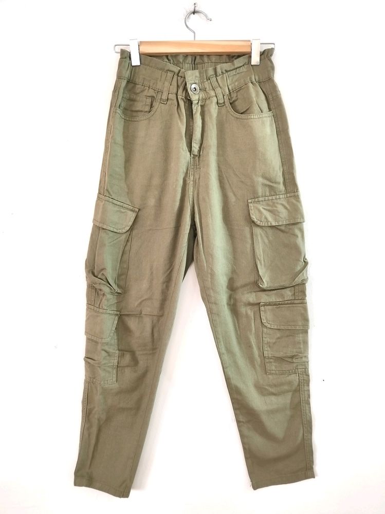 Zudio Olive Joggers Pant ( Women)