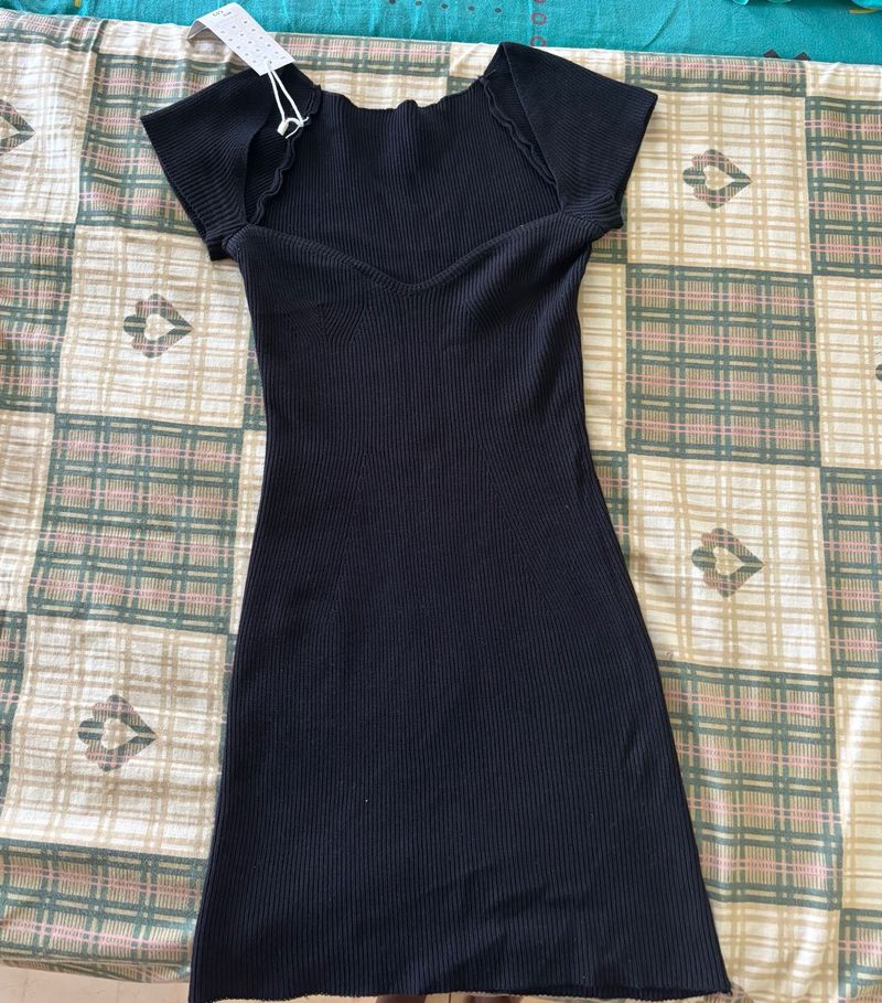 Black Mini Bodycon Dress
