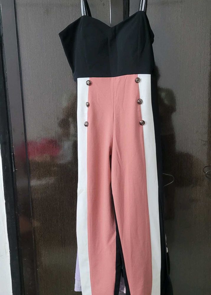 Chic Colorblock Jumpsuit