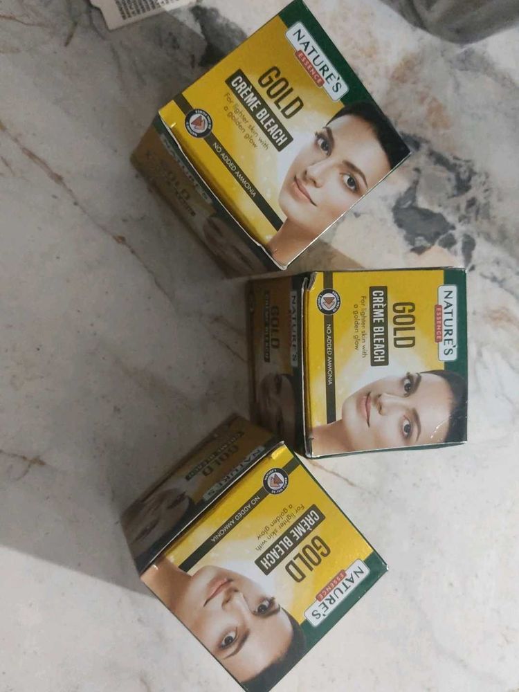 Gold Cream Bleach Pack Of 3