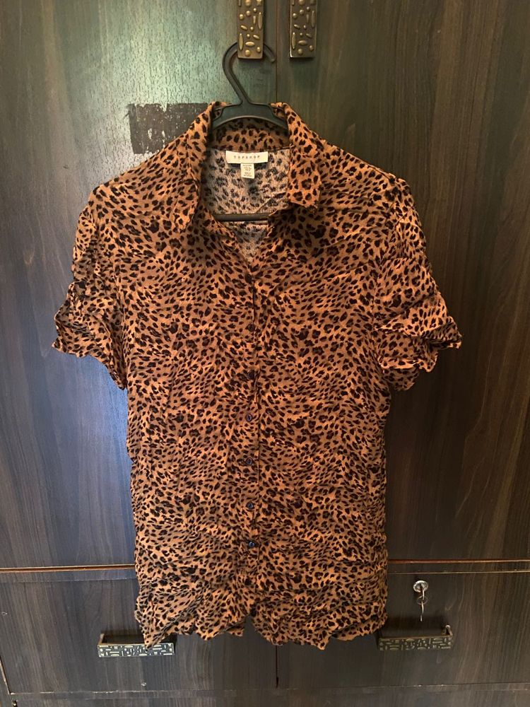 Leather Buttoned Dress