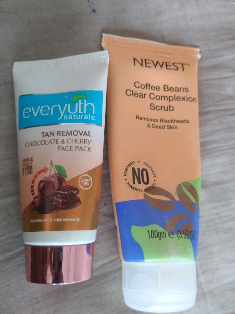 Everyuth Facepack &amp; Newest Scrub