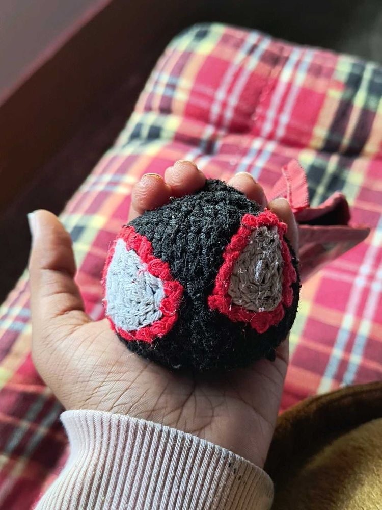 Crocheted Spider-Man Toy