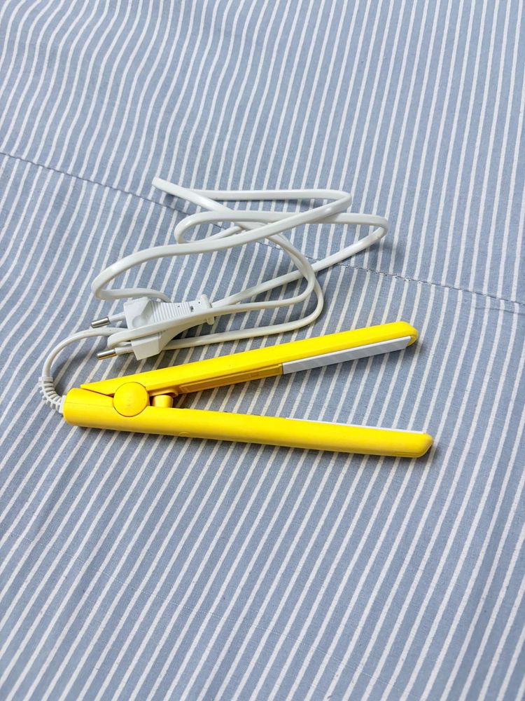Yellow Mini Hair Straightener