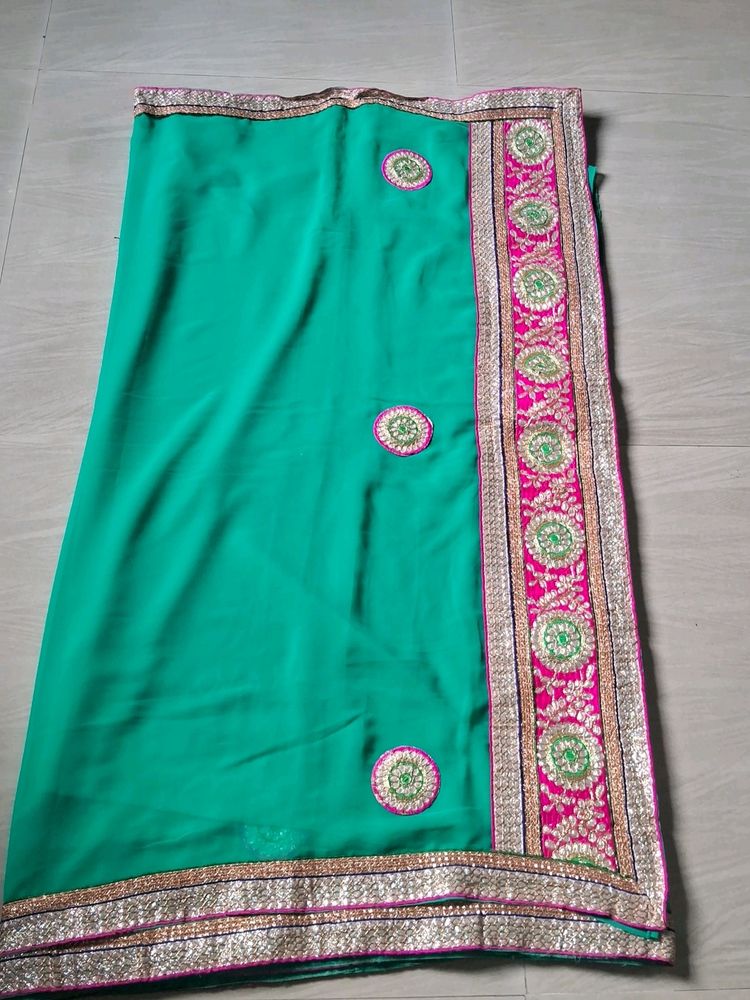 Green Saree
