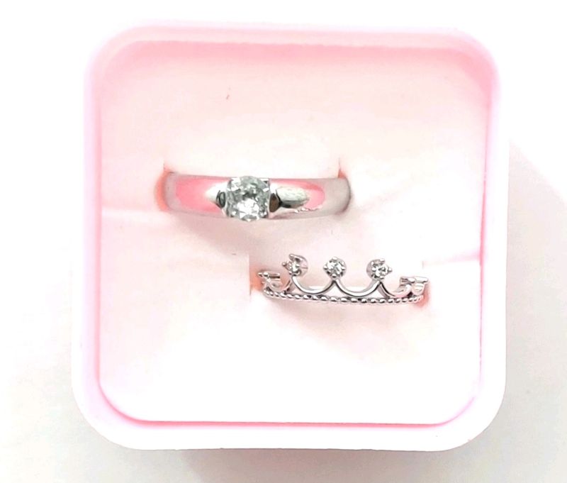 Couple Ring For Girls/Boys, Gift Sterling Silver.