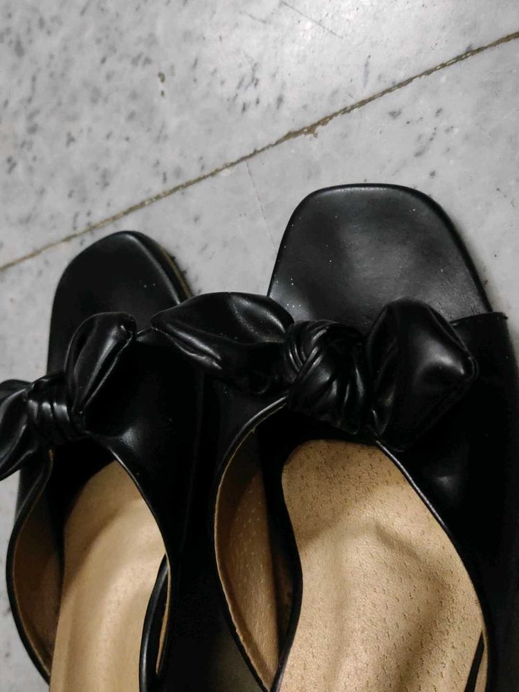 Black heels