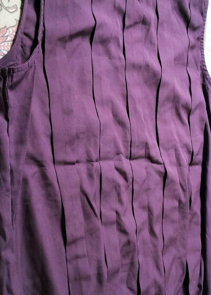 Purple Sleeveless Top