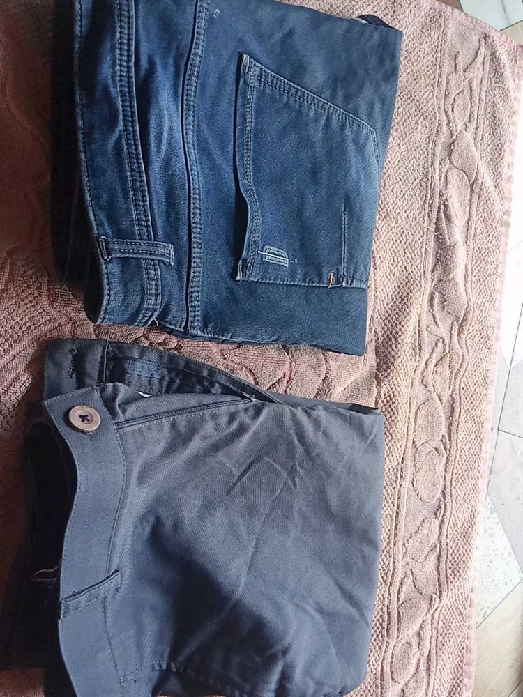 Combo 2 Jeans With Cotton Pants