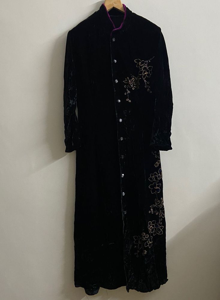 Elegant Velvet kurta set
