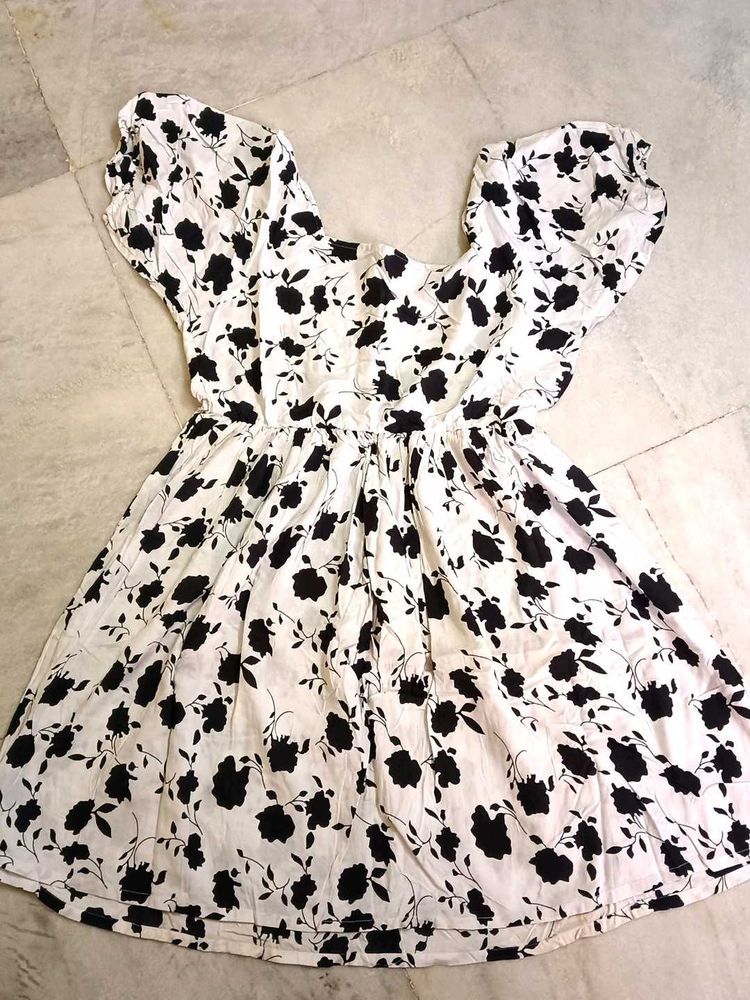 Floral Print Mini Dress