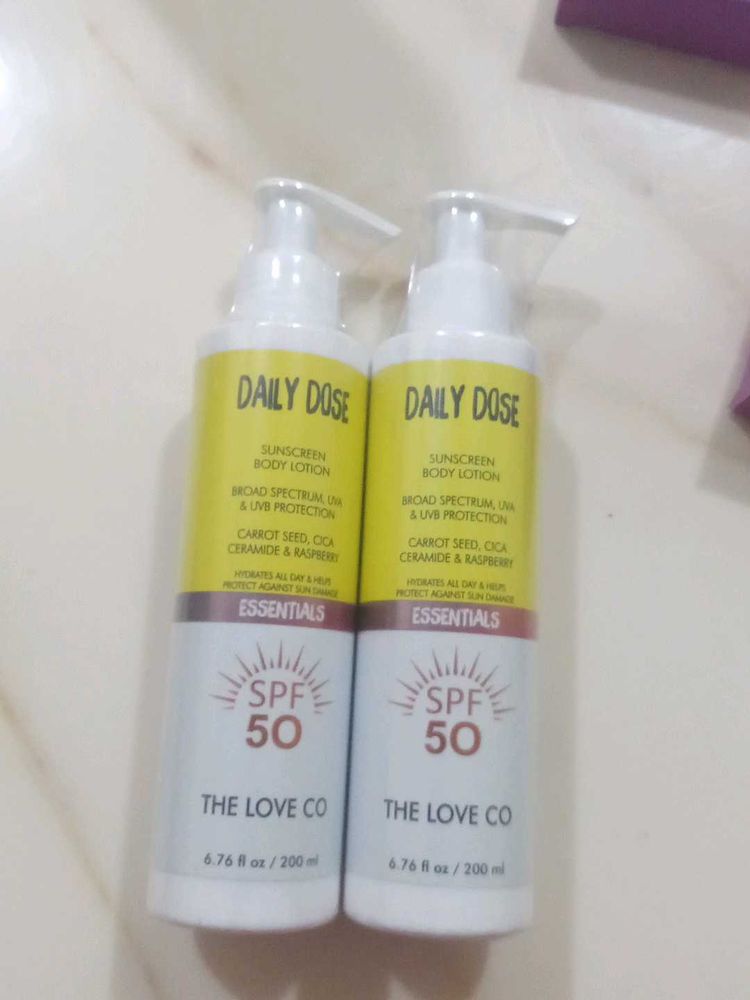 50% SPF50 Body Lotion 200ml Each