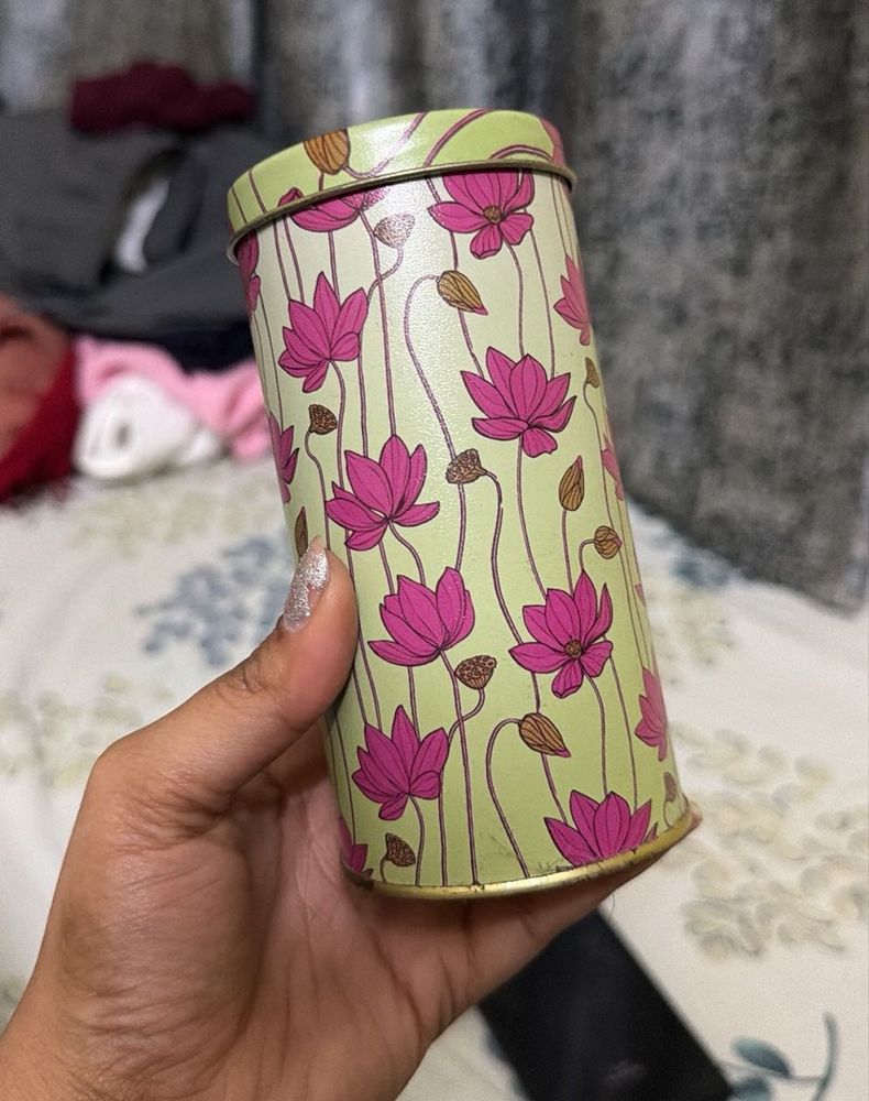 Floral Decorative Tin