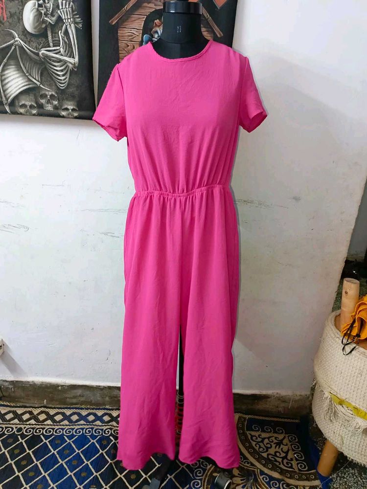 Back Cut Out Jumpsuit