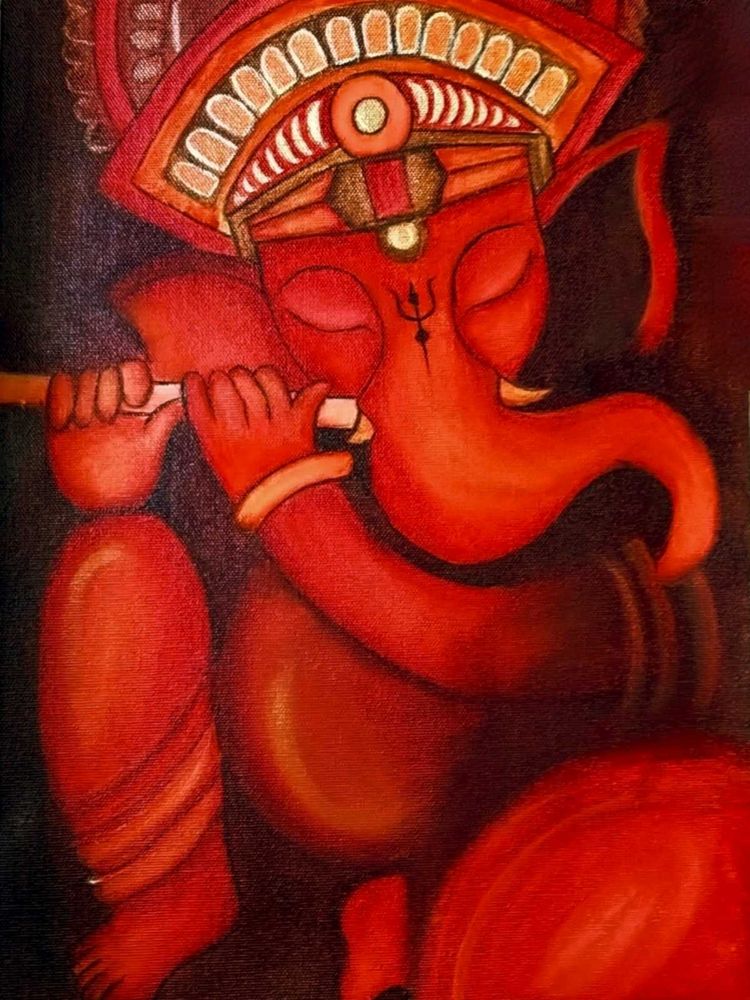 &#39;&#39;Lord Ganesha - The Red Rhythm&#34;