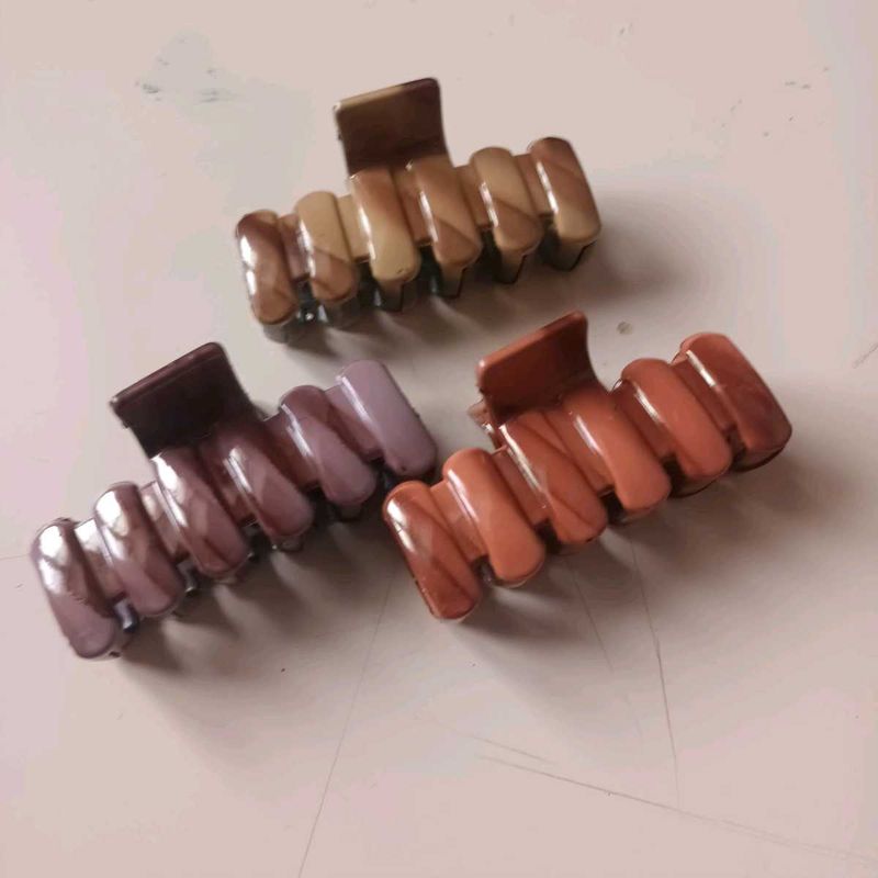 Hair Claw Clip Bundle 3nos