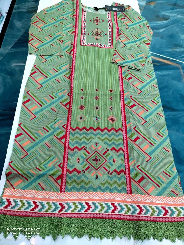 Elegant Green Kurta Pants G Dupatta