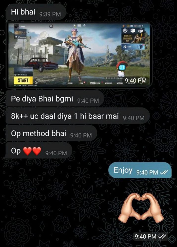 CARDING UC PUBG