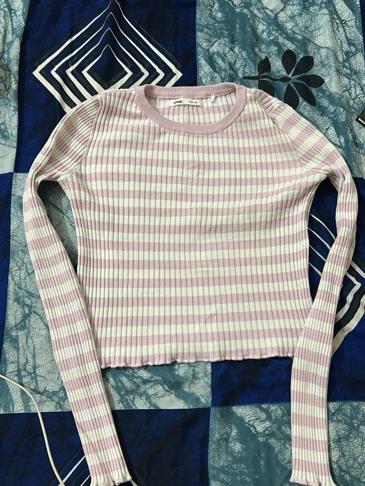 Striped Long Sleeve Top