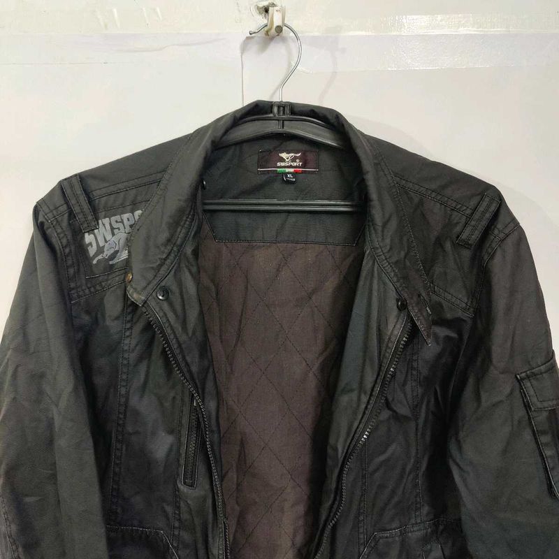 Original Swsport Leather Jacket | Chest 36