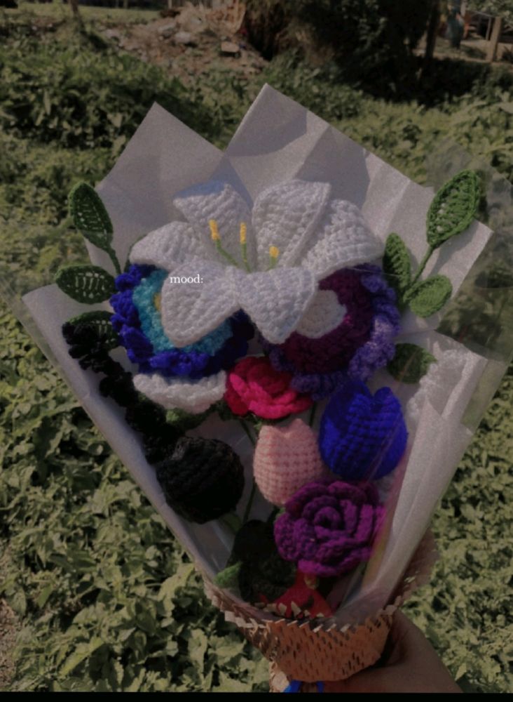 Crochet Multiple Flower 🌺🌹 Bouquet 💐✨
