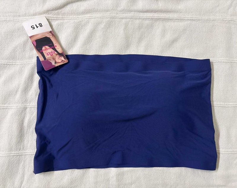 🆕Blue Seamless Bandeau Bra/ Top