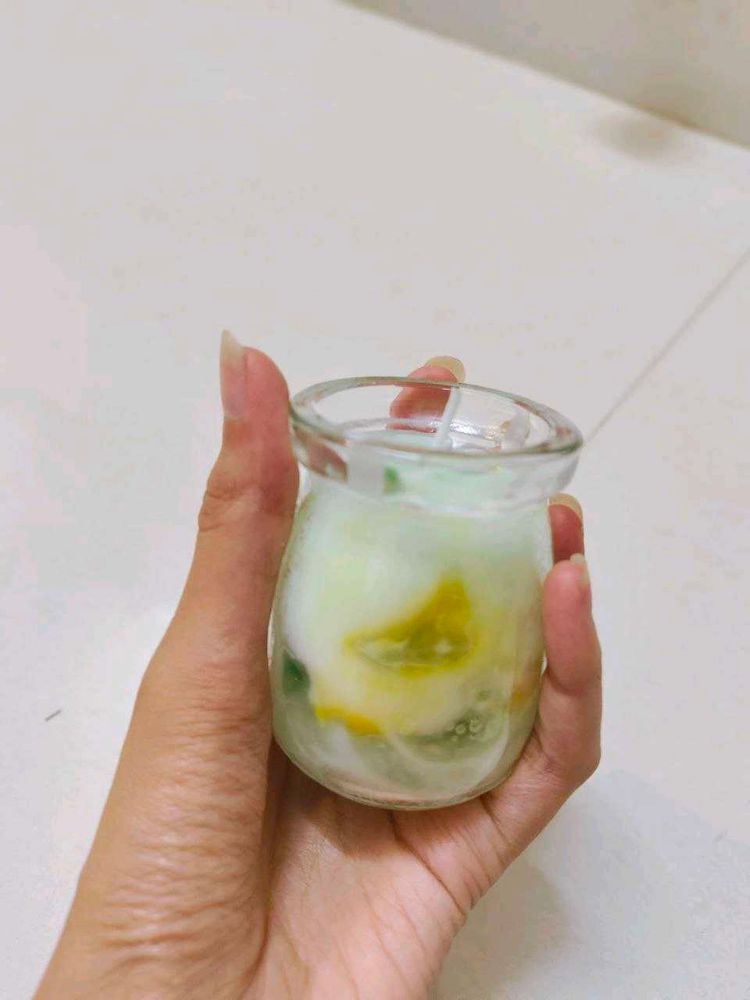 Unique Candle in Jar